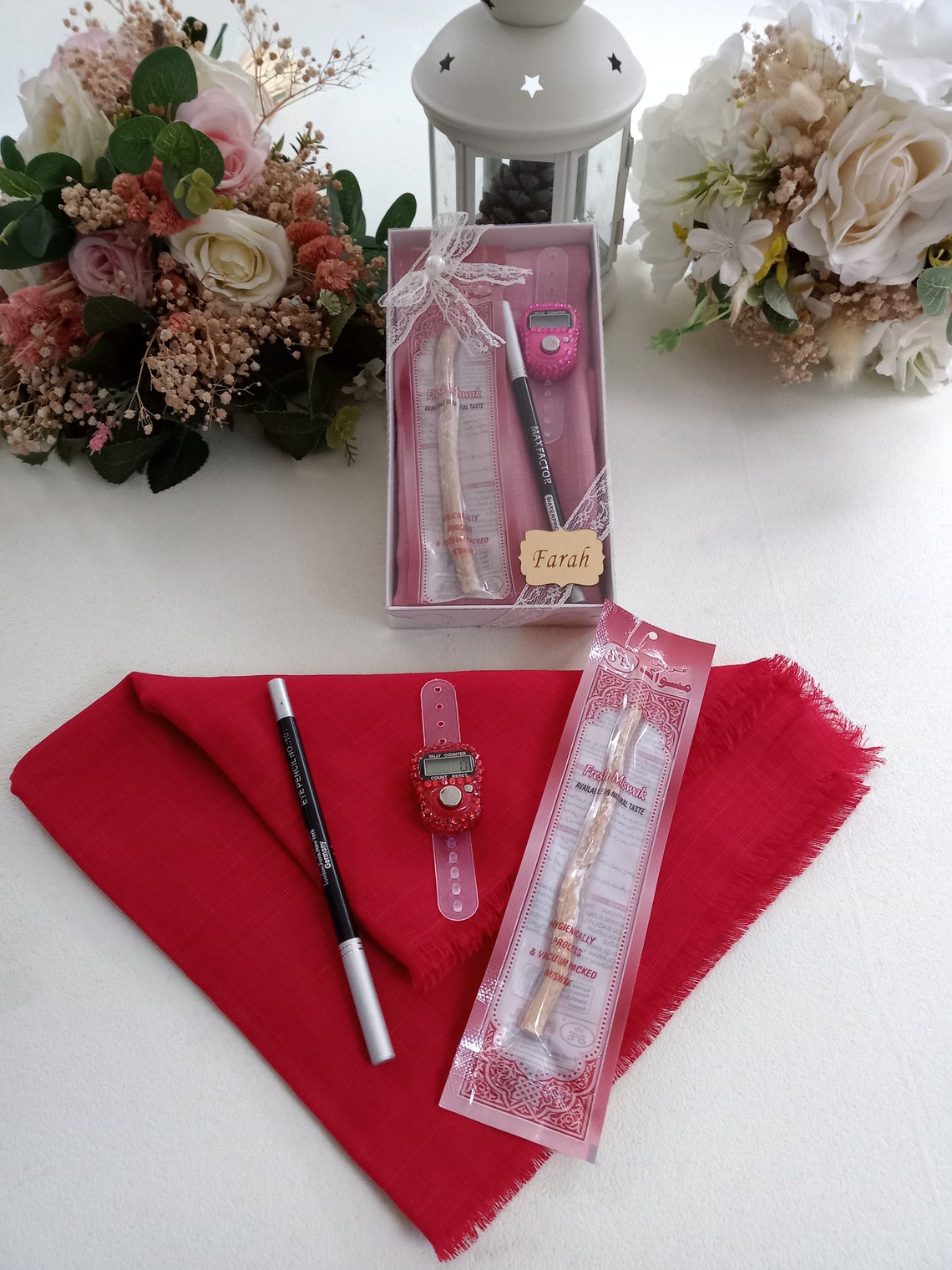 Islamic Women Set islamic Gift Set Prayer Mat Misvakquran Etsy