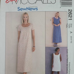 Sewing Pattern McCall's 2920 Misses'/Miss Petite Dress In Two Lengths 