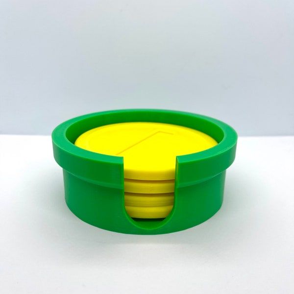 Warp Pipe Coin Coaster Set (4)