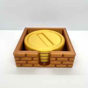 Coin Block Coaster Set (4)