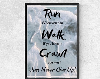 Crawl Walk Run - Etsy