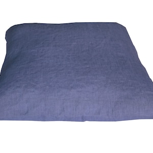 Leinen Kissenbezug Leinen Blau 100% Öko Leinen 40x80