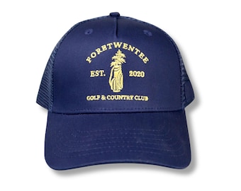 Tee Time Trucker Hat, Golf Hats, Dad Gifts, Boyfriend Gifts, Golf Gifts, Trucker Hat