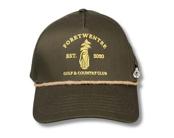 Hemp Rope Trucker Hat, Golf Hats, Dad Gifts, Boyfriend Gifts, Golf Gifts, Trucker Hat