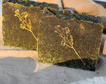 Nettle Shampoo Bar: Vegan Herbal Hair Growth, Oily Hair & Dandruff Control