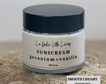 Crema protectora solar orgánica, hidratante natural para rostro y cuerpo, mineral, con protección SPF, antienvejecimiento, para pieles sensibles, fórmula no grasa, sin protector solar.