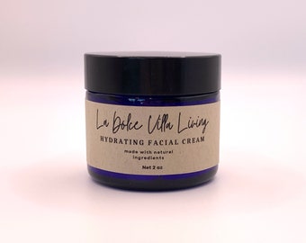 Hydrating Facial Cream: Natural Anti-Aging Face Moisturizer