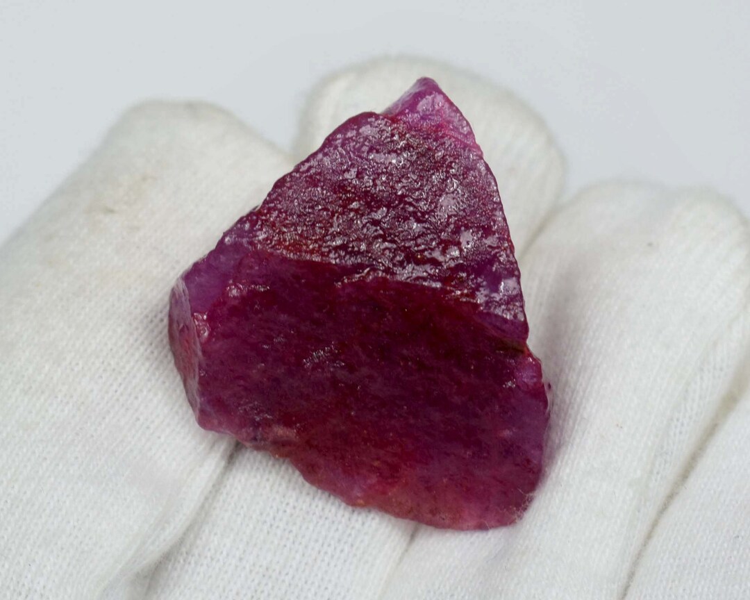 Natural Red Ruby Rough Uncut Shape Certified Red Ruby Loose - Etsy