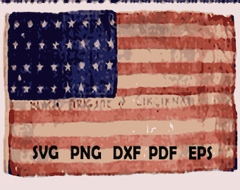 Black Brigade Flag, Color By Numbers, African American Culture (Digital Files)