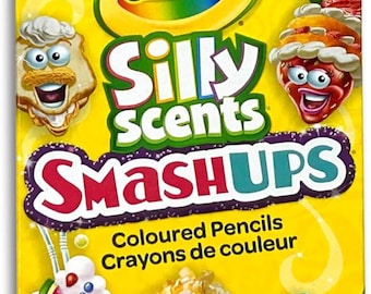 Crayola Silly Scents Scented Colored Pencils, Gift for Kids, 12ct, Assorted