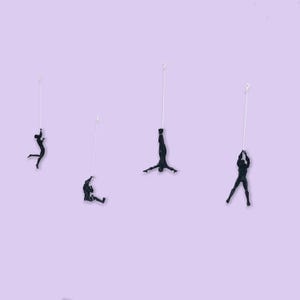 Polygonal Climbers: A 3D-Printed Tribute to Struggle, Strength, Resilience and Balance on the Journey Toward Success