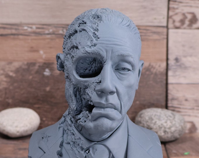 Gus Fring Breaking Bad Statue Home Decor For House Warming Gift For Him TV Show Fan Of Walter White Heisenberg Resin Printed Handmade