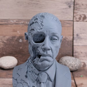 Gus Fring Breaking Bad standbeeld woondecoratie voor housewarming cadeau voor hem tv-show fan van Walter White Heisenberg hars gedrukt handgemaakt