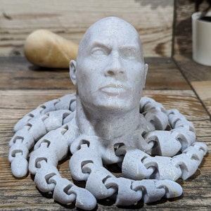 Dwayne Johnson The Rock as Rocktopus Funny Poseable Desk Decor for Friend or Coworker