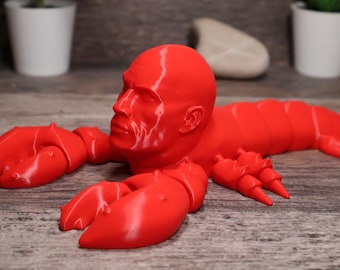 Dwayne Johnson The Robster The Rock + Lobster 3D Printed -V2
