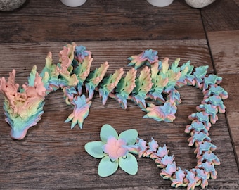 Cherry Blossom Dragon - Baby/Adult - 2 sizes- - Flexible Sensory Toy
