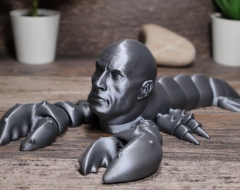 Dwayne Johnson The Robster The Rock + Lobster 3D Printed -V2