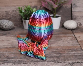 Enchanting Dragon Eggs Collection - Rose, Crystal, and Butterfly Varieties