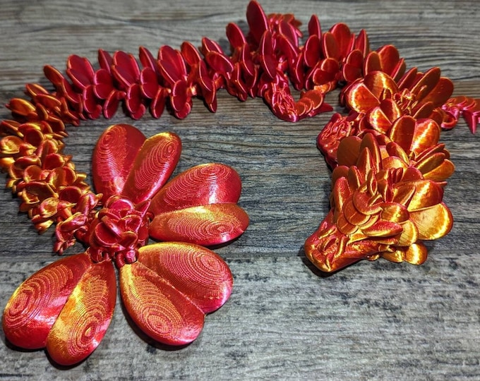 Four Leaf Clover Dragon Made with the Magic of 3d Printing