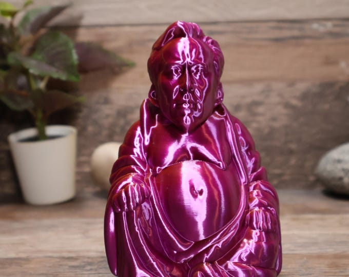 3D Printed Buddha Nicolas Cage Statue: Funny Novelty Art