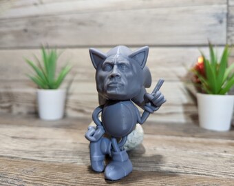 Ugly Sonic 3d Print - Etsy