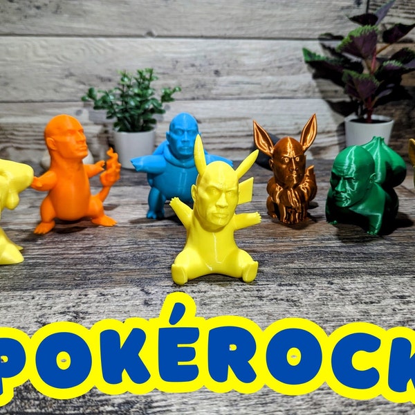 PokéRock Collection - Pick 3-4-5-or all 7 2 Sizes-