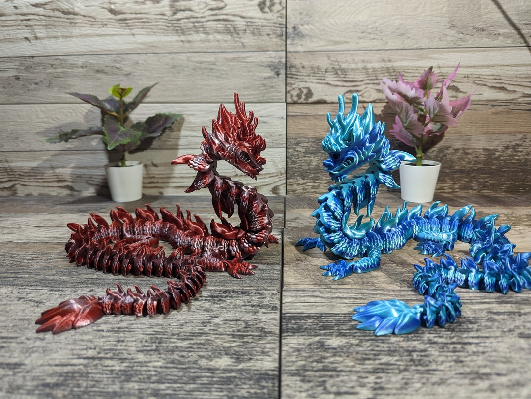 3D Printed Flexi Factory Imperial Dragon - Etsy