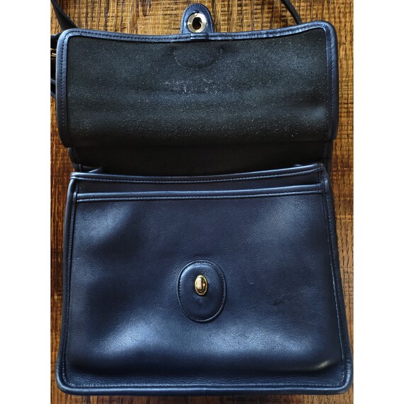 Vintage 90s Coach Willis Black Leather Crossbody Bag - Etsy