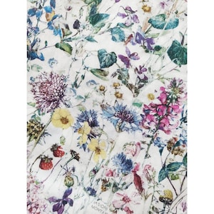 Liberty of London Wild Flowers Organic Tana Lawn Cotton Yardage Fabric 5 Yards