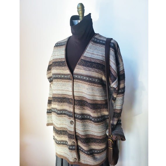 90's Maglia Donna Long Sleeved Lambswool Longline… - image 1