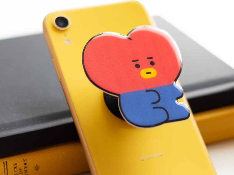 Tata Gummy Griptok BTS BT21 Collapsible Phone Grip Etsy New Zealand