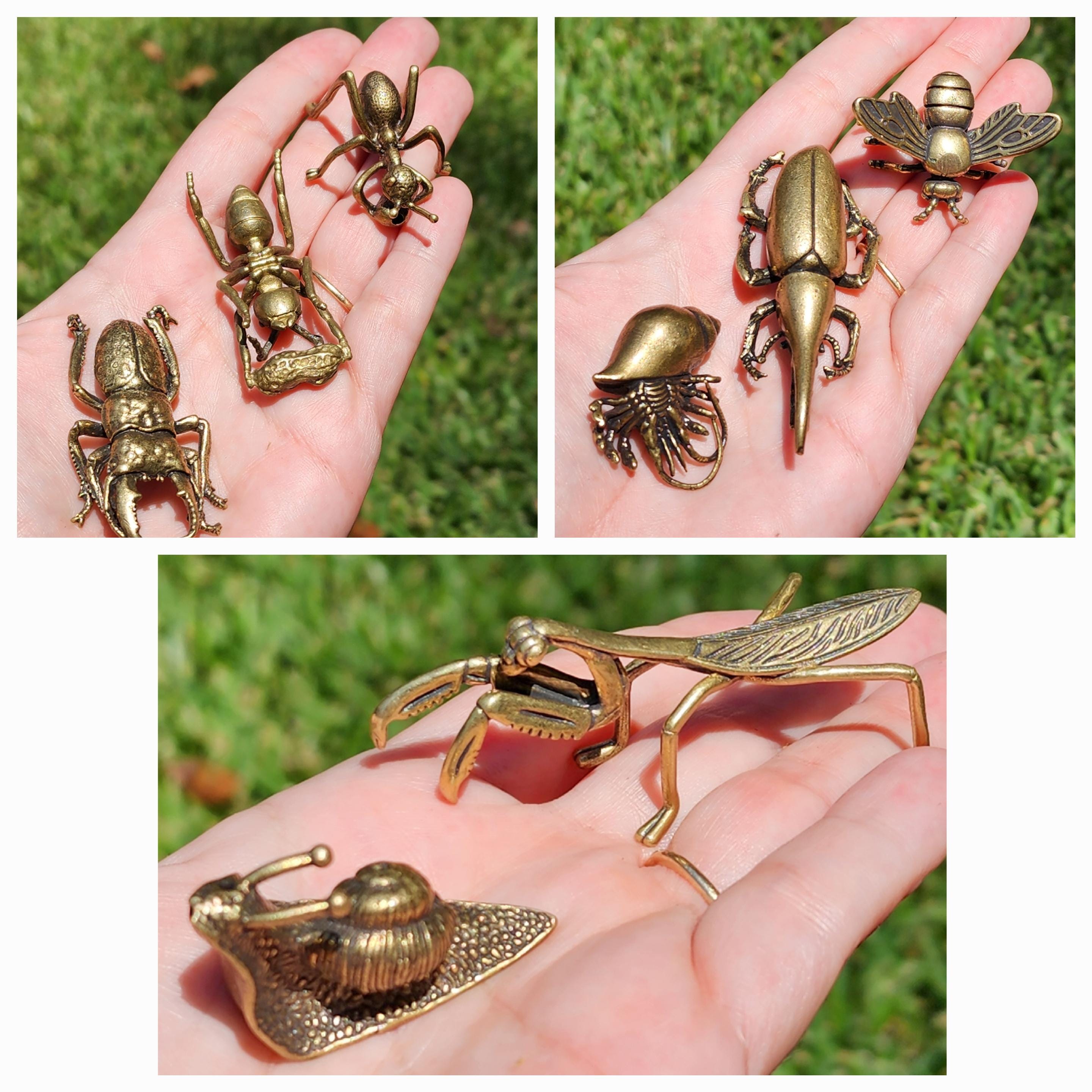 Copper Critters | Copper Bugs | Copper Animals | Miniature | Mini Collection