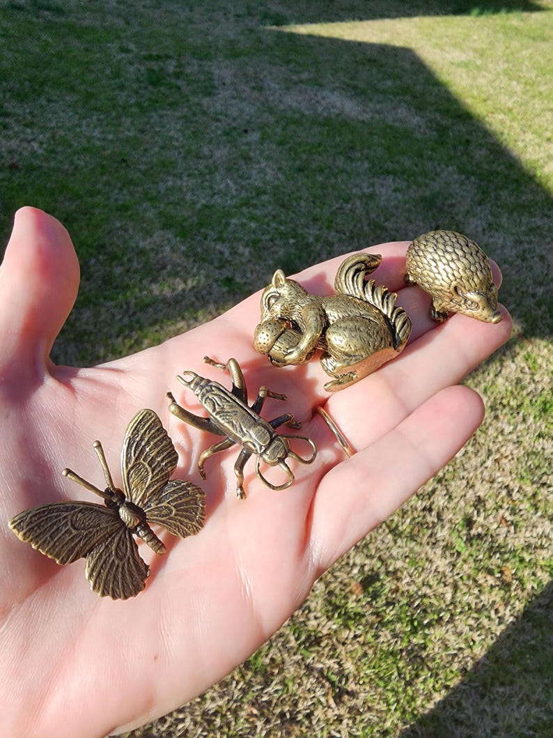 Copper Critters | Copper Bugs | Copper Animals | Miniature | Mini ...