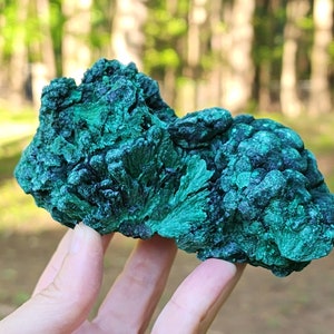 Sparkly Fibrous Malachite Specimen | 1 pound, 5.8 ounces