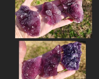 Purple Fluorite Specimen with Plastic Display Tray