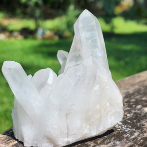 Clear Quartz  Cluster | Crystal Cluster | Raw Quartz #6