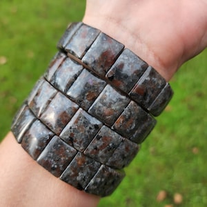 Yooperlite Bangle Bracelet | 16mm | Stretchy Bangle Bracelet