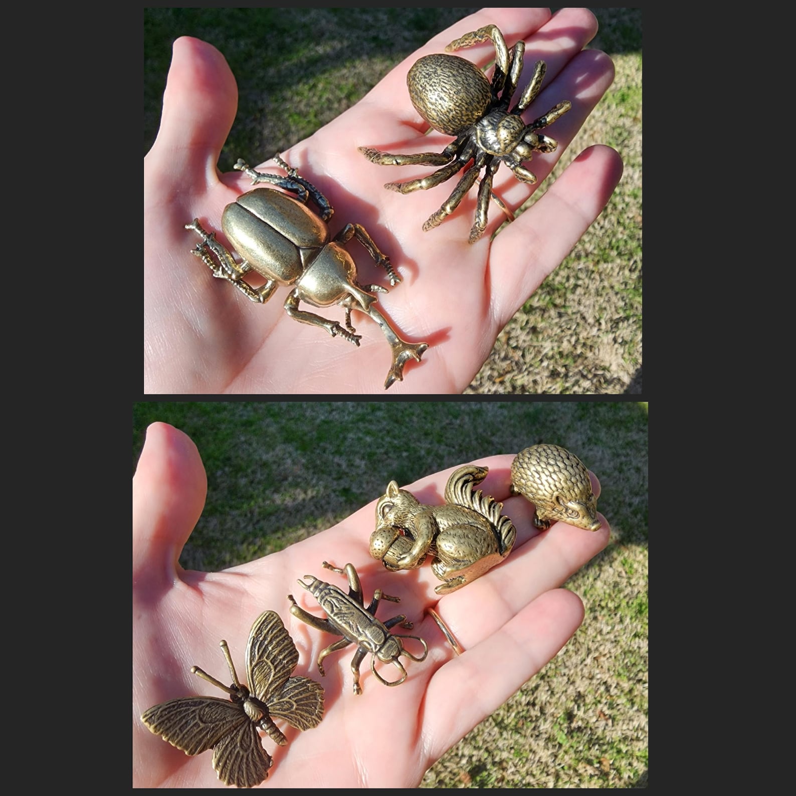 Copper Critters | Copper Bugs | Copper Animals | Miniature | Mini ...