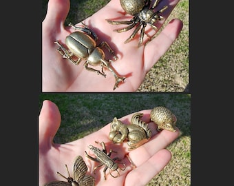 Copper Critters | Copper Bugs | Copper Animals | Miniature | Mini Collection