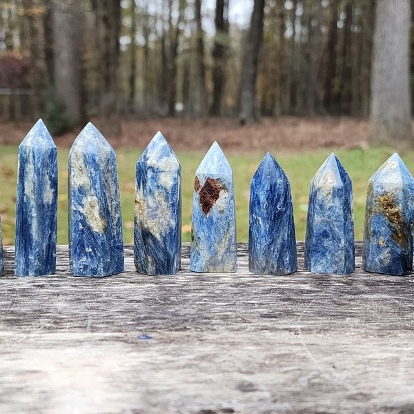 Blue Kyanite Crystal Tower | Aluminum Silicate Mineral Point