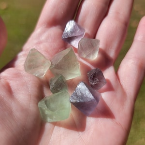Fluorite Octahedron Specimens | Raw Fluorite