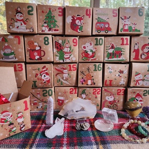 Crystal Advent Calendar | 24 Days | Crystal Surprise | Crystal Confetti | Unique Christmas Presents | Crystal Surprise Box