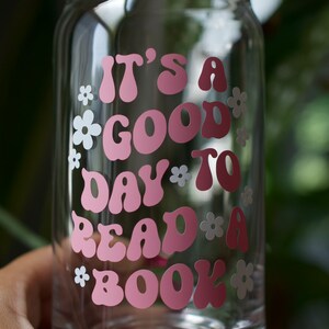 Book Lovers Cup | Iced Coffee Cup for Book Lovers | Glass Cup | Coffee Glass | Iced Coffee Glass ...