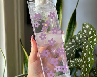 Sakura Flower Milk Carton Water Bottle – Chiquis' Sweet Designs