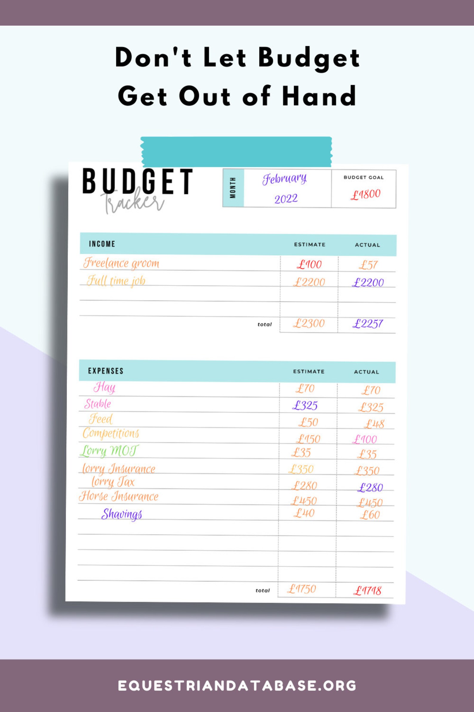 Horse Riding Planner Printable, Horseback Riding Schedule, US Letter ...