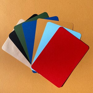 A6 paper with rounded edges