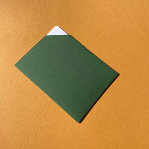 Sobres hechos a mano A6, sobres de invitación de boda o confirmación de asistencia, cartón 250 g