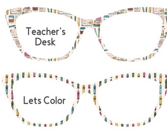 Education Back to School Teacher Custom Magnetic Glasses Tops 3d Printed