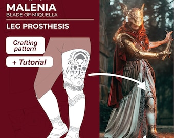 マレニア エルデン リングをイメージした義手デジタル パターン