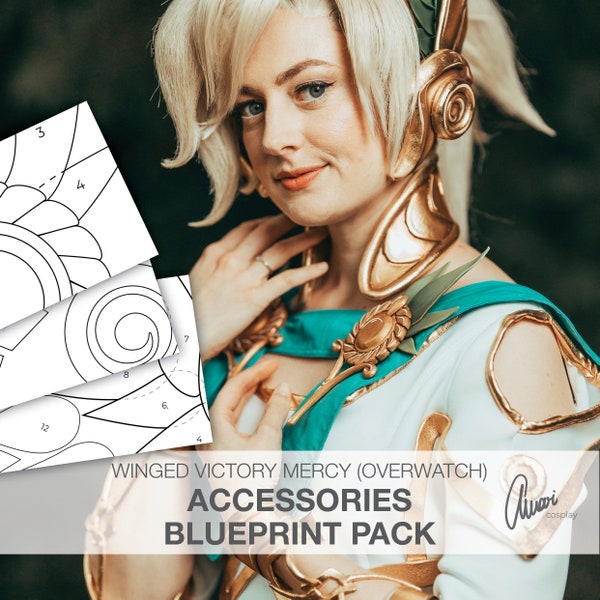 Winged Victory Mercy - Accessories patterns (DIGITAL files only)